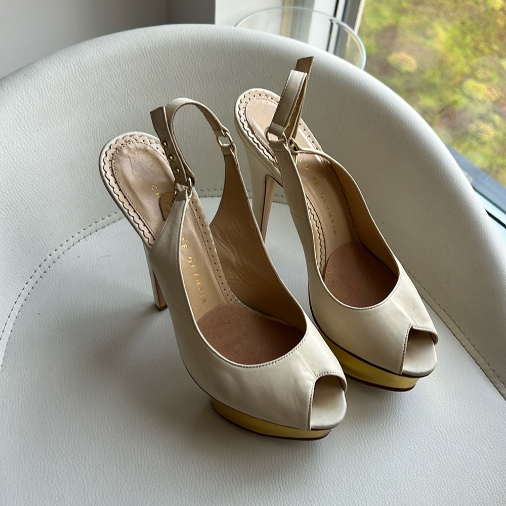 Charlotte Olympia peak a boo platforms